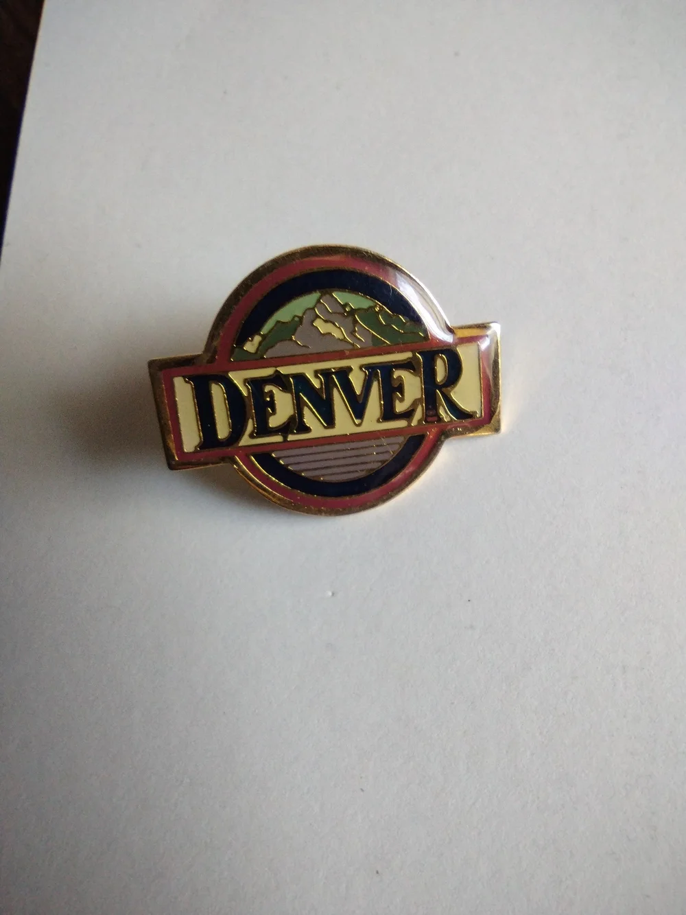 Vintage Denver Enamel Souvenir Pin
